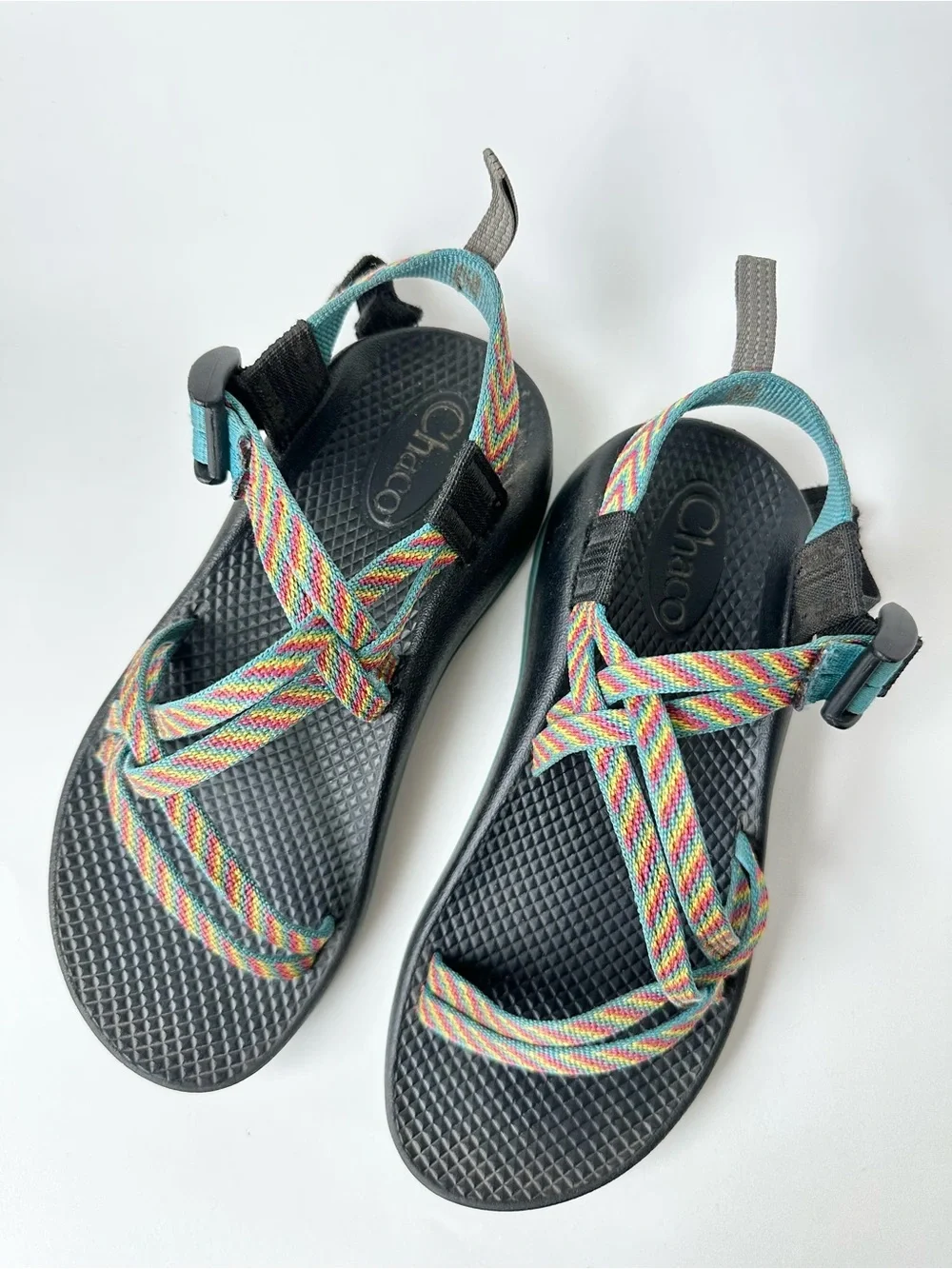 Chaco Girls ZX2 Yampa Fiesta Rainbow Sports Sandals